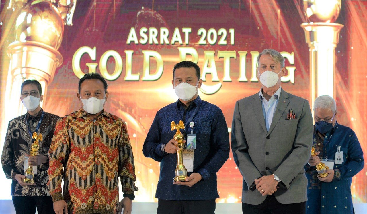 BPJAMSOSTEK  Hattrick Gold Rank ASRRAT 2021