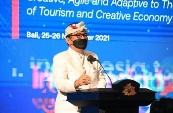 Wagub Bali Perkenalkan Konsep Ekonomi Kerthi Bali di Forum ITO 2022