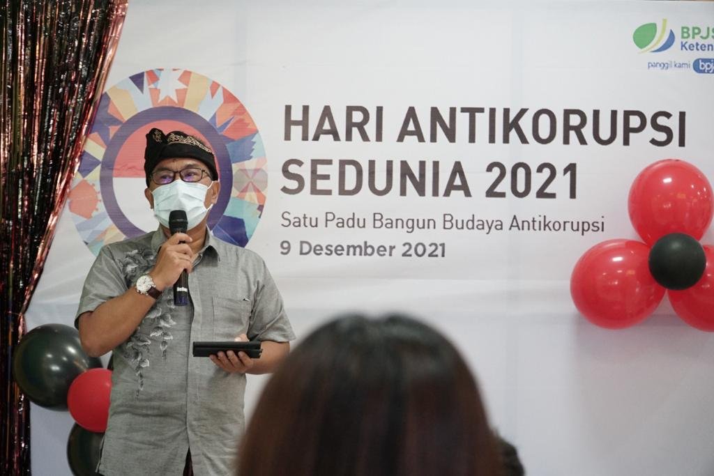 HARKODIA 2021,BPJAMSOSTEK Ajak Tumbuhkan Budaya Anti Korupsi