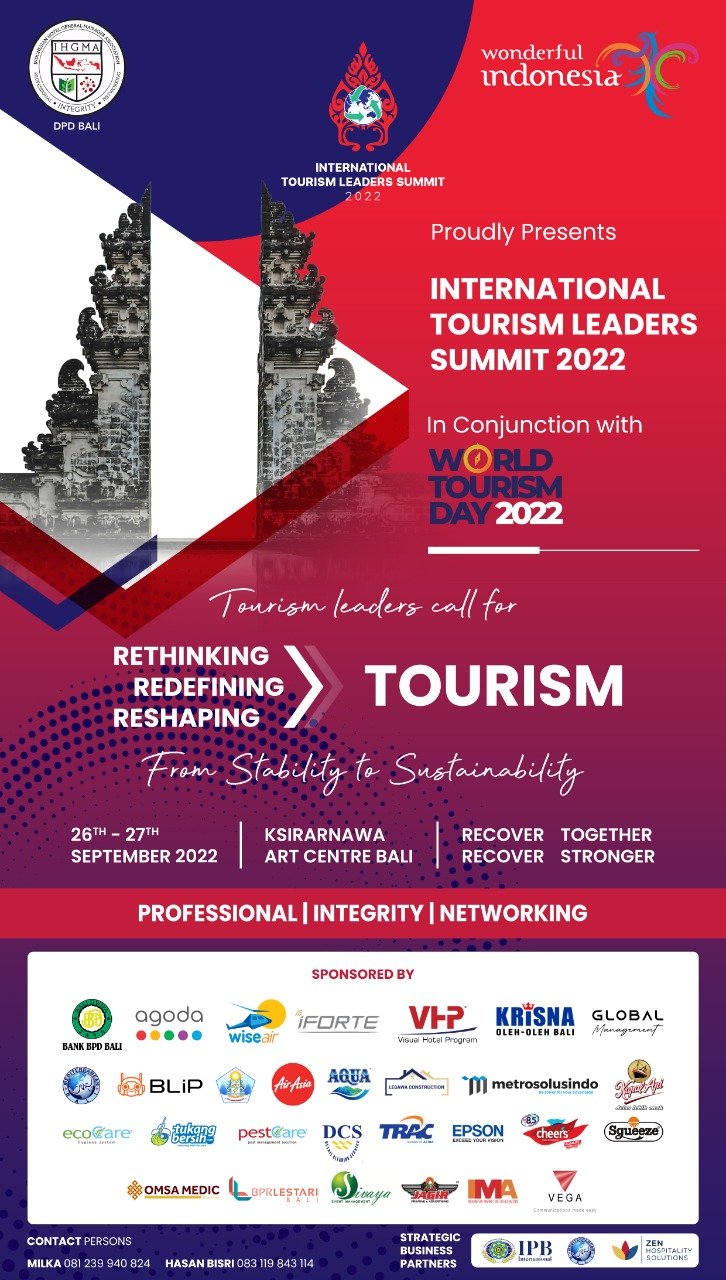 Tourism Leaders Summit 2022 Gagas Wajah Pariwisata Baru