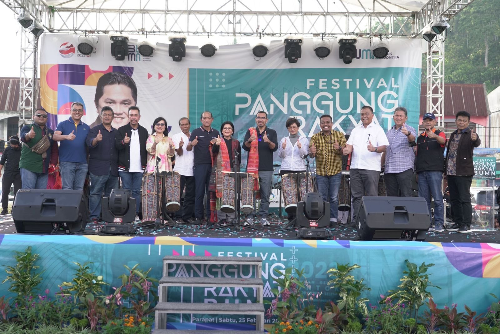 Pegadaian Ramaikan Festival Panggung Rakyat BUMN di Parapat