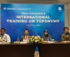 BIG Gelar International Training on Toponymy, Dihadiri 132 Peserta