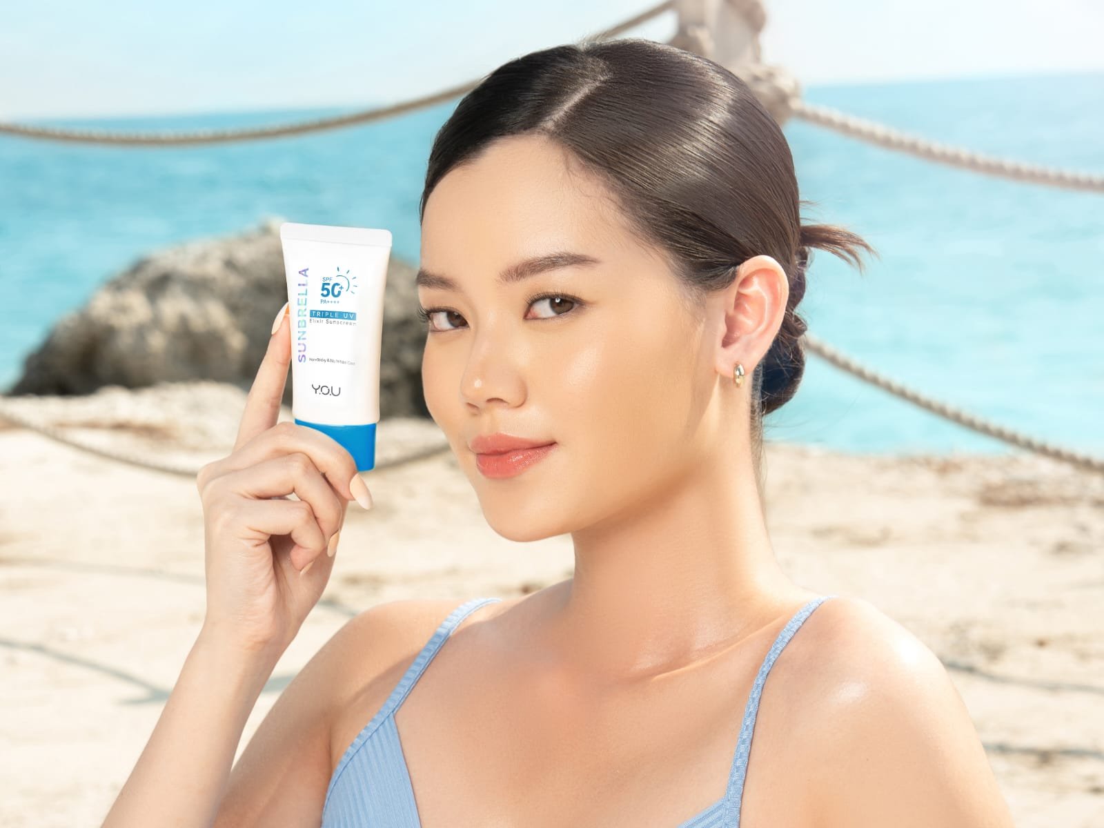 Formula Khusus Kulit Berminyak, YOU Luncurkan Sunscreen Sunbrella Triple UV Elixir