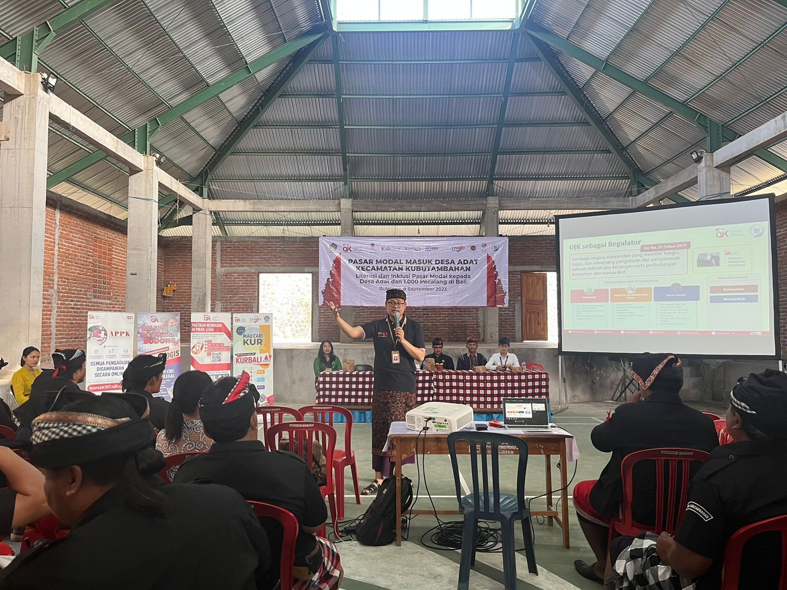 OJK Bali Tingkatkan literasi dan Inklusi Keuangan di Wilayah Perdesaan