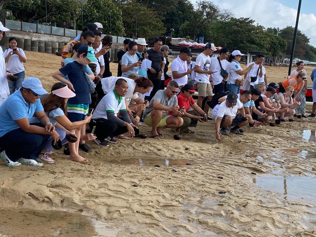 Sambut World Tourism Day 2023, Tropical Group Lepas Tukik dan Beach Clean Up