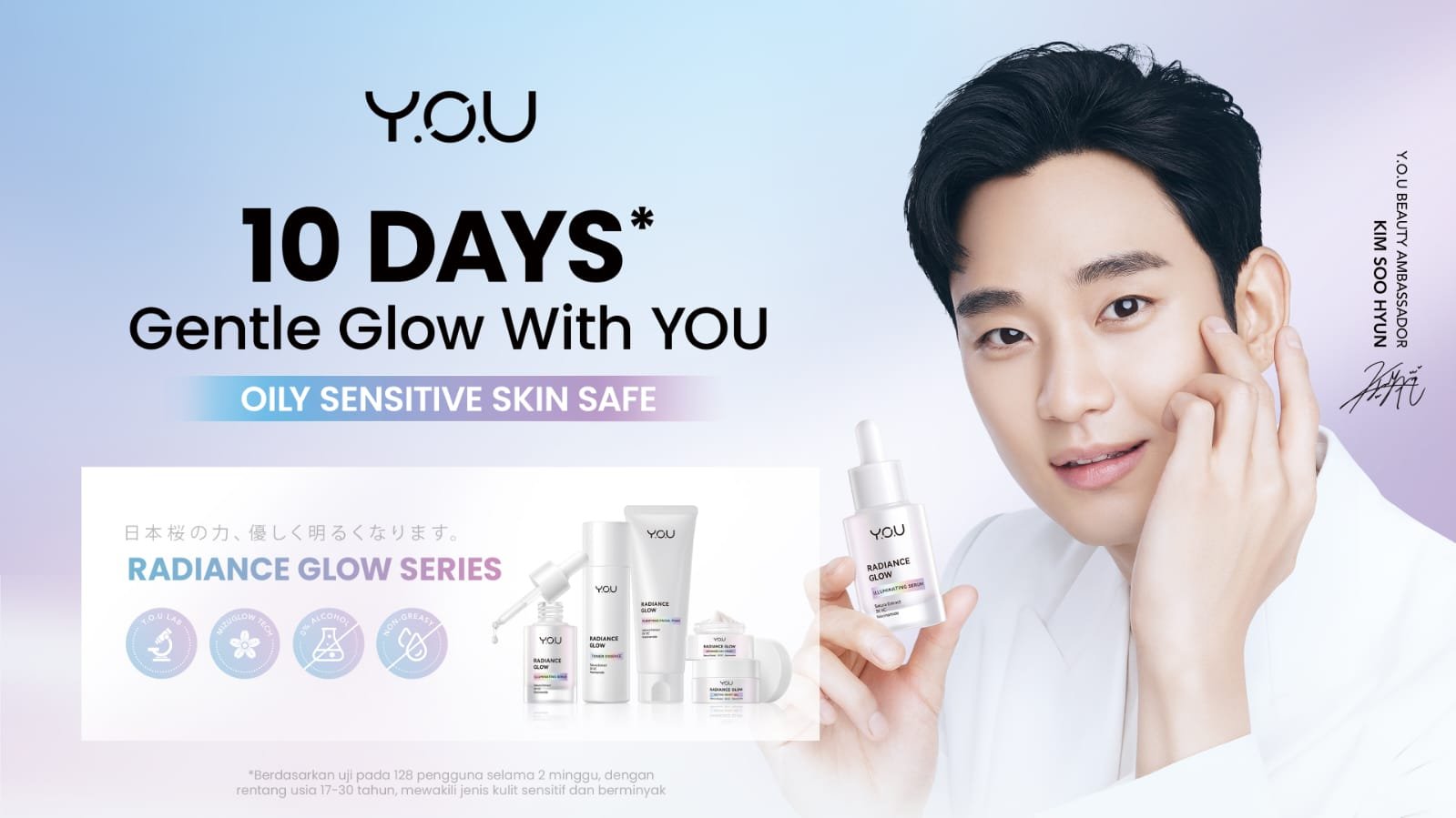 YOU Beauty Luncurkan  Radiance Glow Series dengan Inovasi MizuGlow Tech