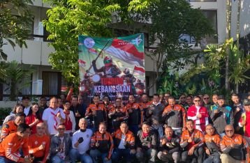 Meriahkan HUT ke-79 RI,  IHGMA Bali Adakan Kegiatan Touring Kebangsaan 2024