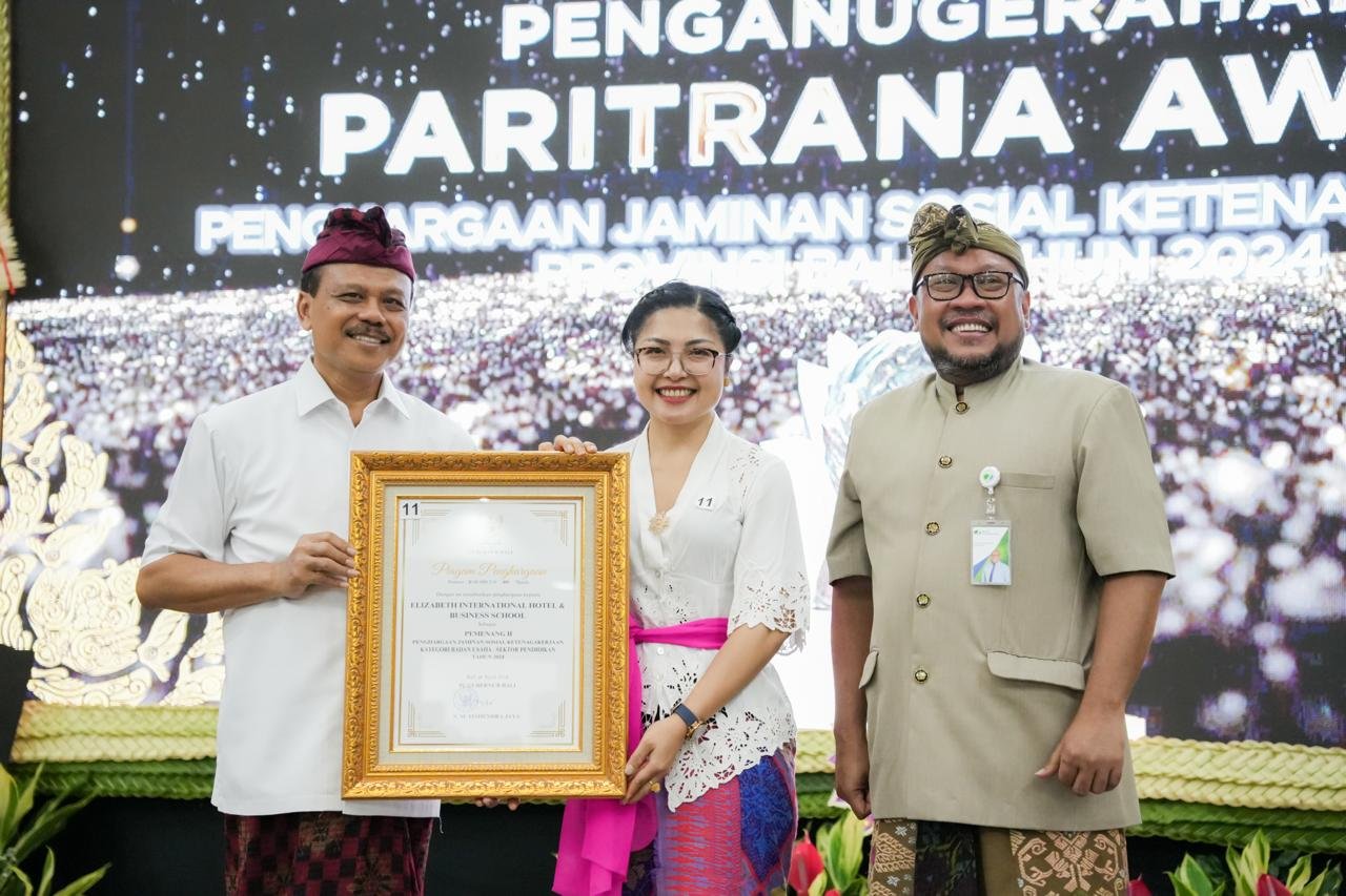 Ketegori Pendidikan, Elizabeth International Raih Paritrana Award 2024