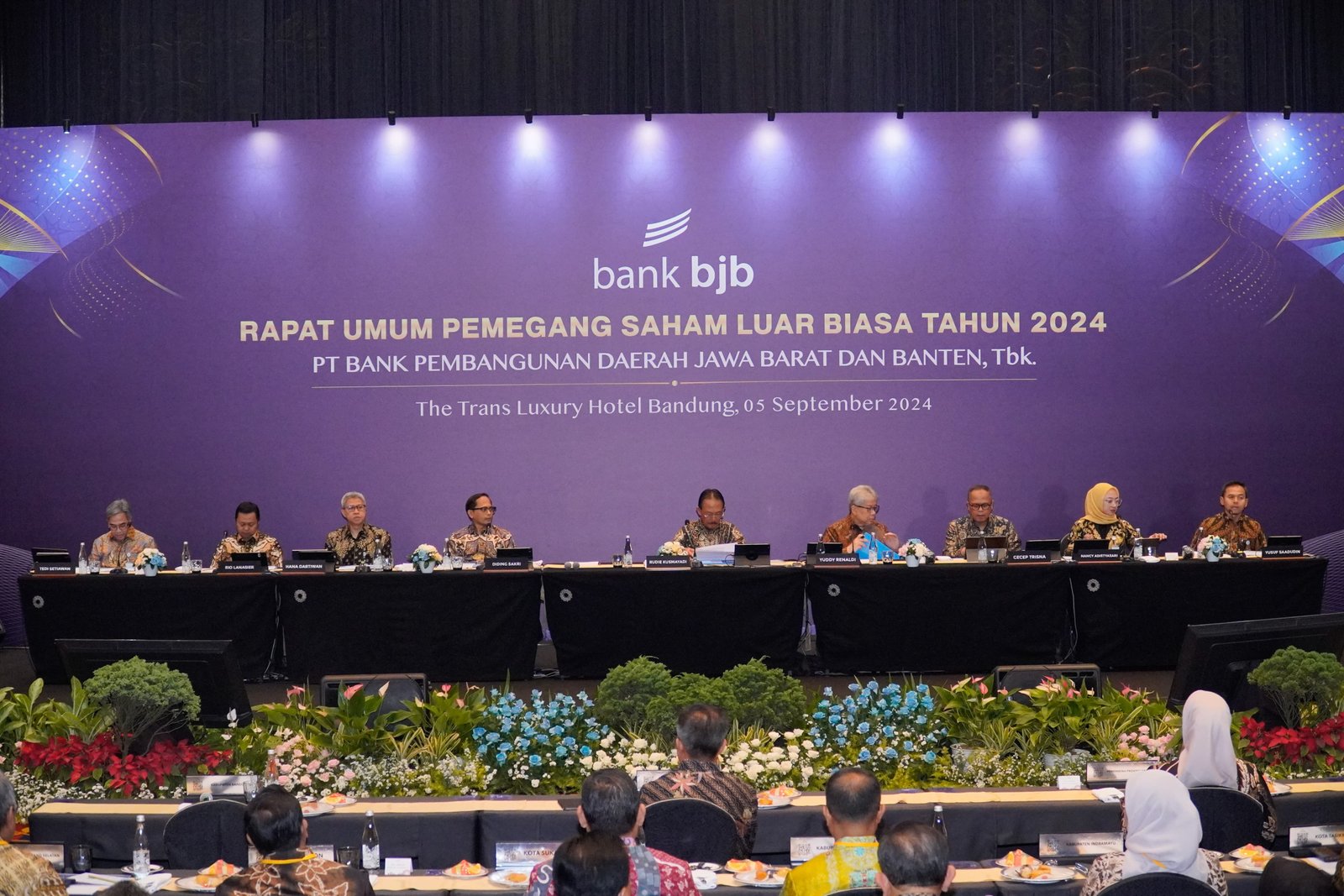 bank bjb Tetapkan Susunan Komisaris Baru Pada RUPS Luar Biasa Tahun 2024