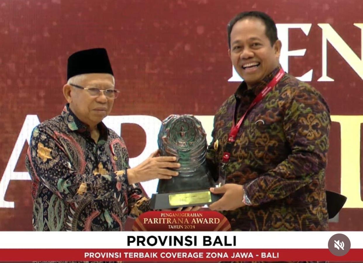 Cakupan Luas Peserta Jamsostek Bali Raih Paritrana Award