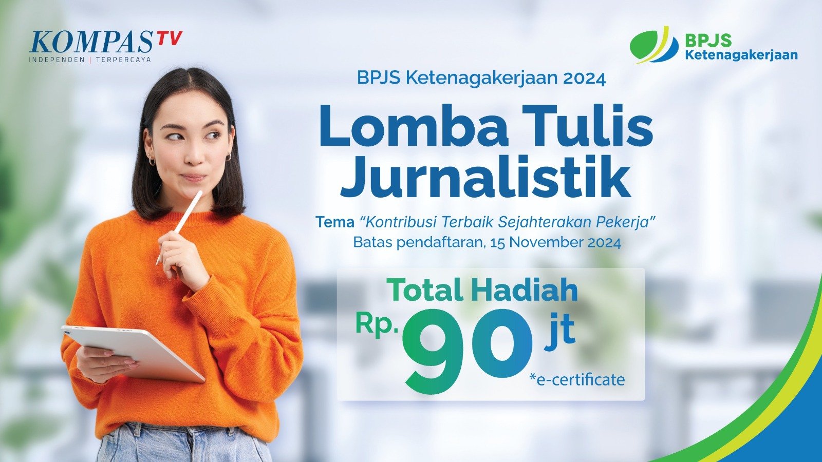 Yuk Ikuti Lomba Tulis BPJS Ketenagakerjaan Bagi Jurnalis