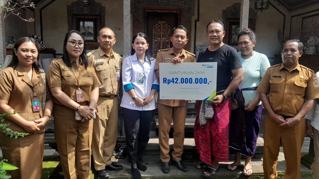 Maestro Drama Gong di Gianyar Dapatkan Santunan JKM Rp42 juta Dari BPJAMSOSTEK