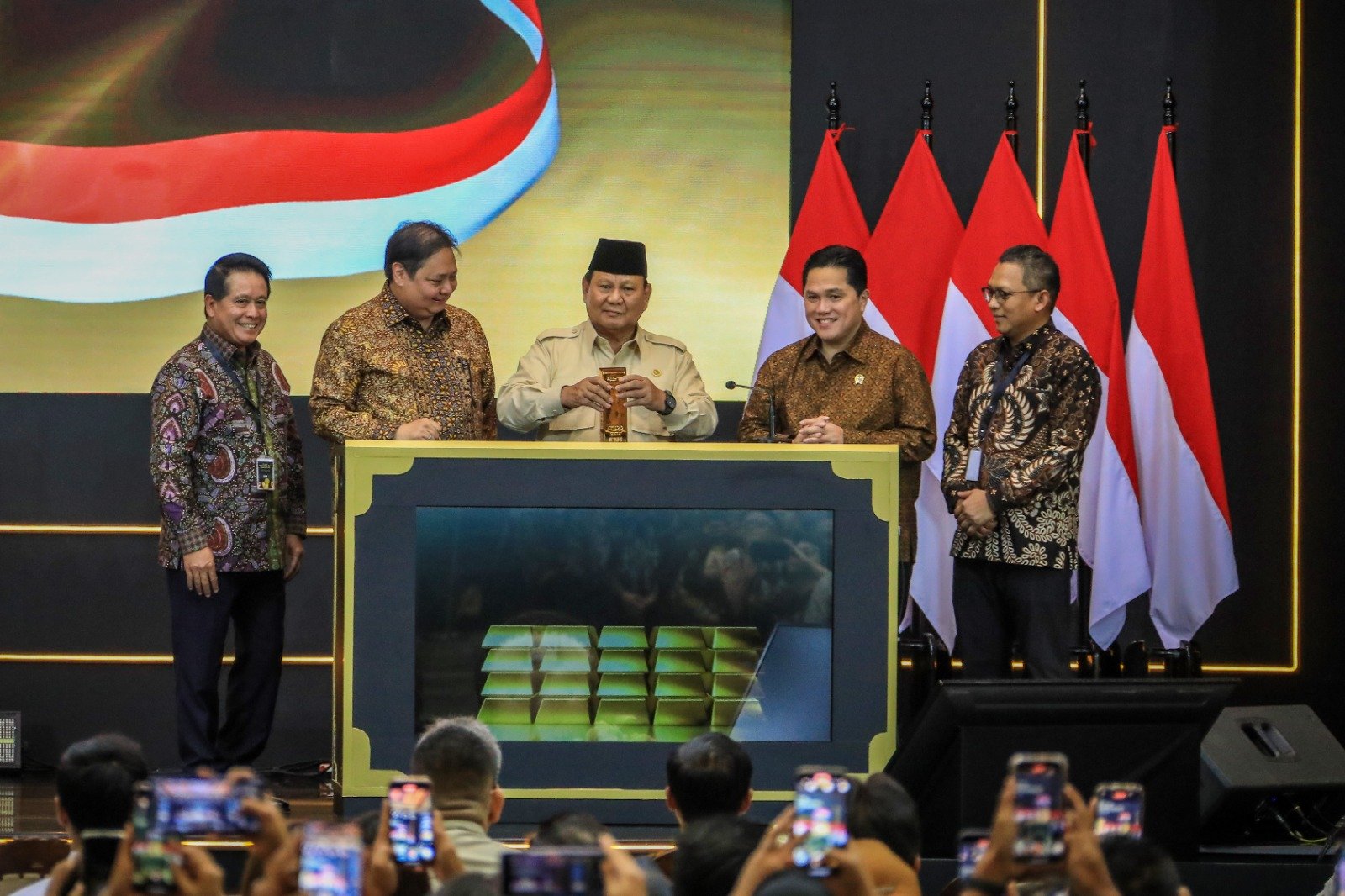 Optimis Perkuat Ekonomi, Presiden Prabowo Resmikan Layanan Bank Emas Pegadaian