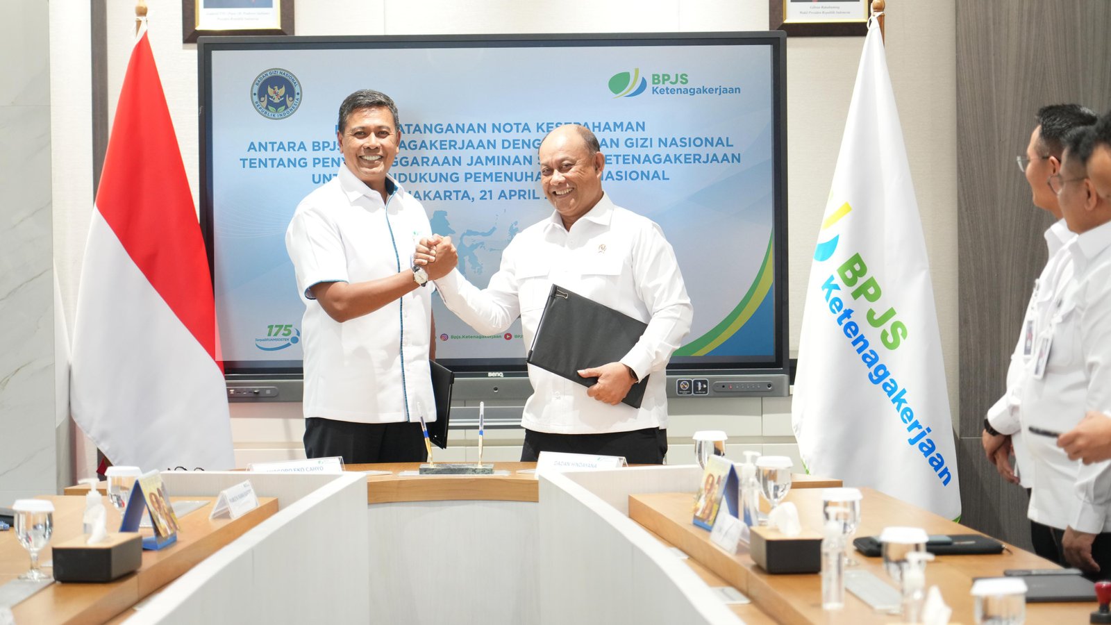 BPJS Ketenagakerjaan dan BGN Proteksi Pekerja Di Ekosistem MBG