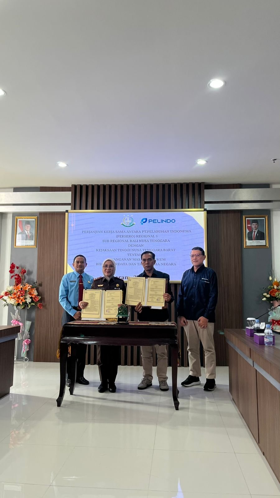 Pelindo Sub Regional Bali Nusra dan Kejati NTB PKS Perdata danTata Usaha Negara