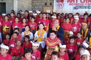 Advan Gelar Inaguration Day Life Center Ant Charity  di Gianyar