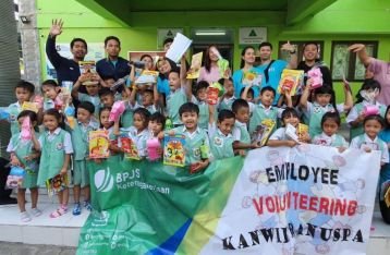 BPJamsostek Banuspa "Employee Voluntering" Bersama Siswa TK 