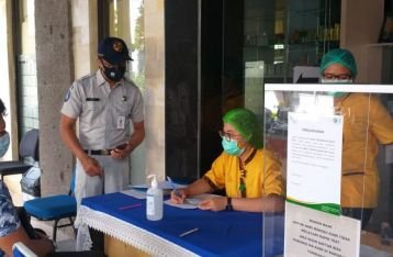 Jasa Raharja Bali Lakukan Rapid Test Massal Kepada Anggota Organda 