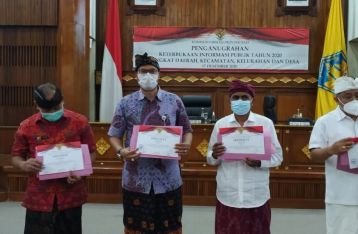 Keterbukaan Informasi, BPJAMSOSTEK Cabang Bali Denpasar Raih Anugerah Badan Publik Kualifikasi "Informatif