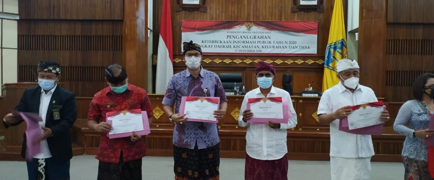 Keterbukaan Informasi, BPJAMSOSTEK Cabang Bali Denpasar Raih Anugerah Badan Publik Kualifikasi "Informatif
