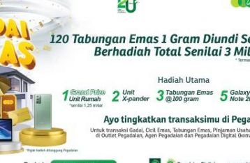 Pegadaian Bagi Hadiah Total 3 Miliar, Ini Penjelasannya