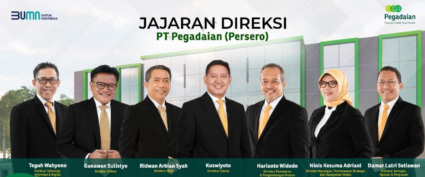 Menteri BUMN Angkat Ridwan Arbian Syah Sebagai Direktur SDM Pegadaian