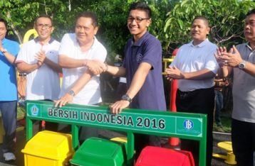 Persemian Alat Fitness Outdoor dan Aksi Bersih Indonesia oleh GenBI Bali bersama Bank Indonesia Provinsi Bali