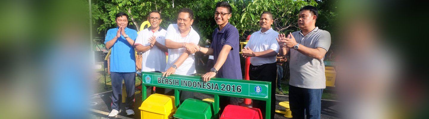 Persemian Alat Fitness Outdoor dan Aksi Bersih Indonesia oleh GenBI Bali bersama Bank Indonesia Provinsi Bali