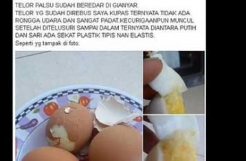 Cari Kebenaran Telur Palsu, Disperindag 'Obok-obok' Peken Gianyar