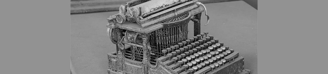 1886 - Pita mesin ketik dipatenkan