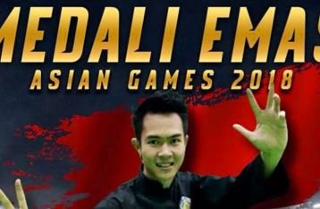 Pesilat Asal Bali Komang Harik Raih Emas Ke-17