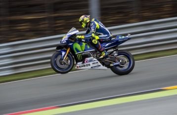 Berada pada Row Pertama di Sachsenring, Valentino Rossi Merasa Beruntung