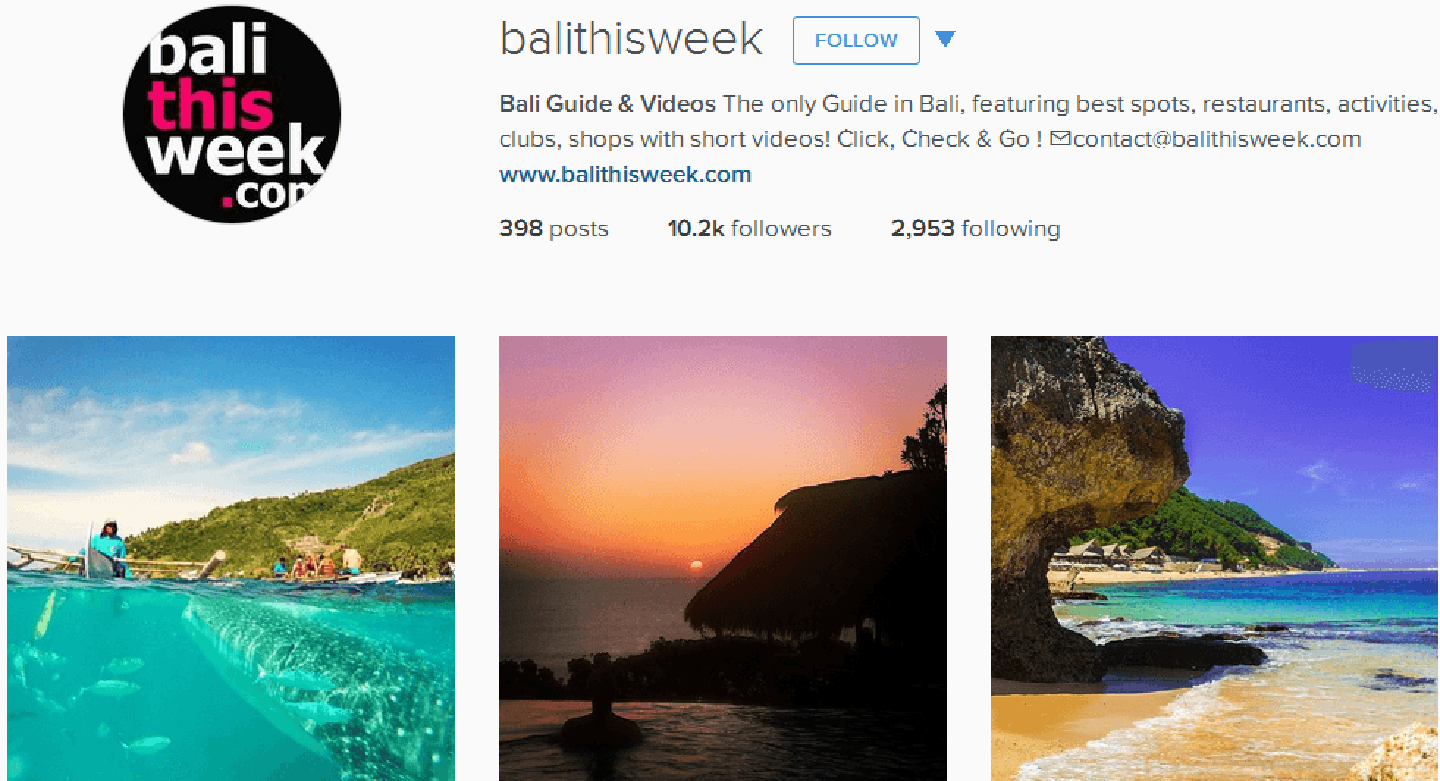 5  Instagram Bali yang Harus Di-Follow