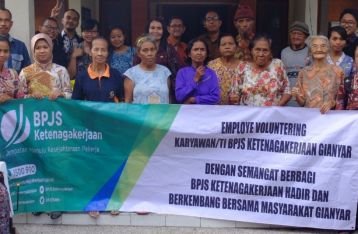 BPJS Ketenagakerjaan Bali Gianyar Ke Panti Werdha Wana Seraya